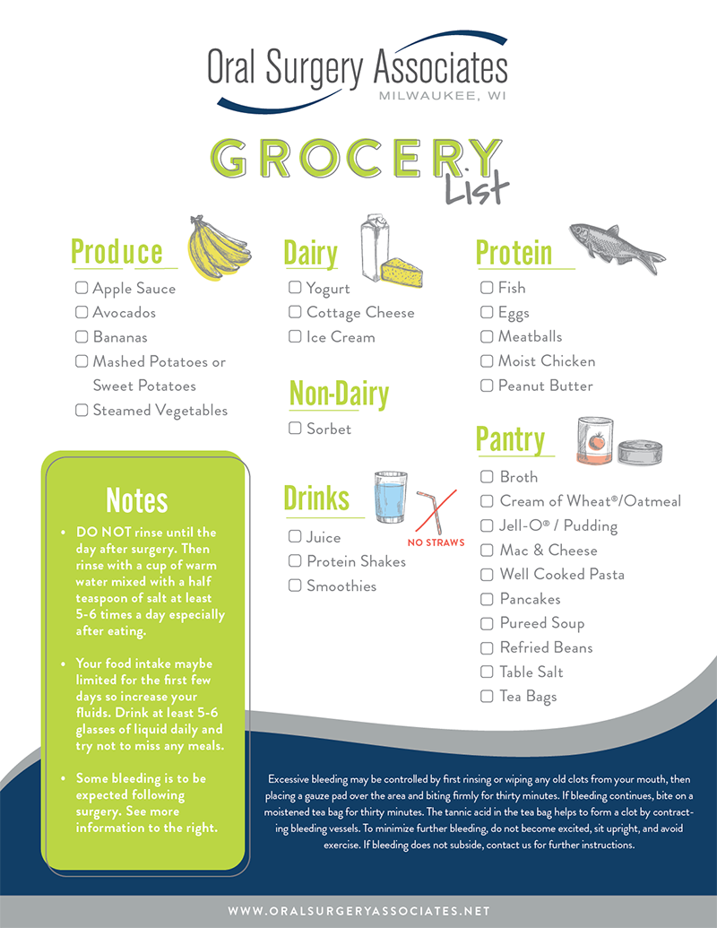 brochure describing proper nutritional shopping